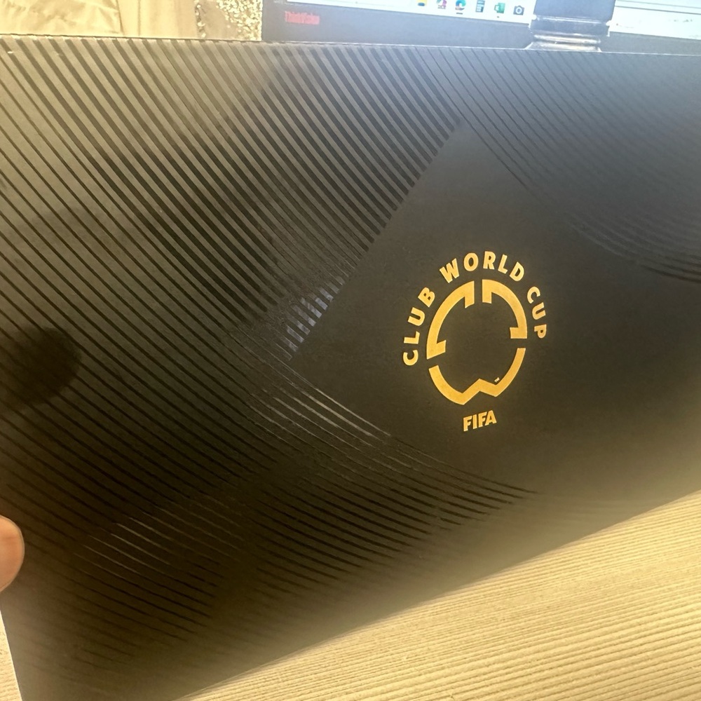 2025 FIFA Club World Cup Black and Gold Design Sticker
